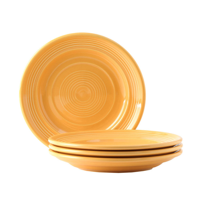 Assiette à hors-d'œuvre 7,5 po Arsène, Jaune safran