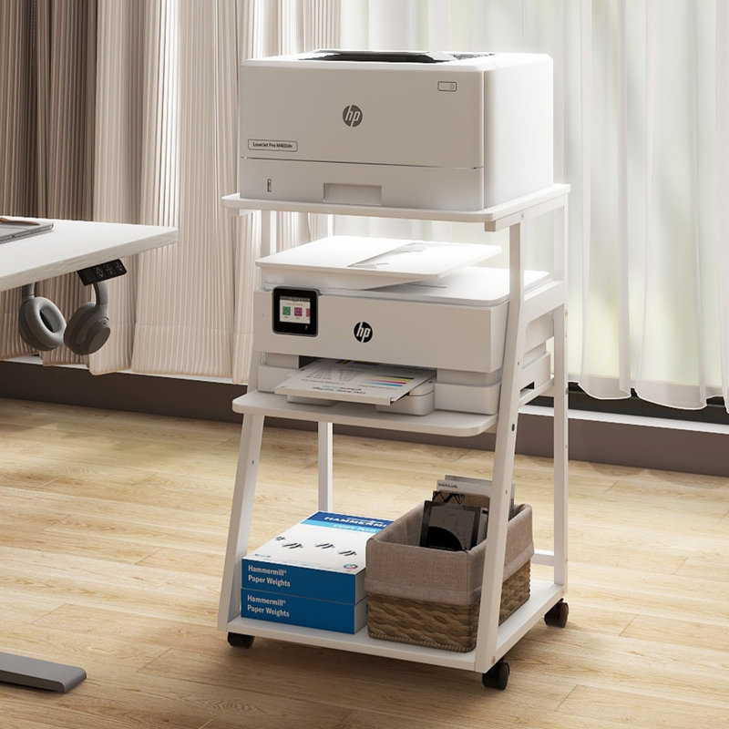 75cm H x 40cm W Printer Stand with Wheels