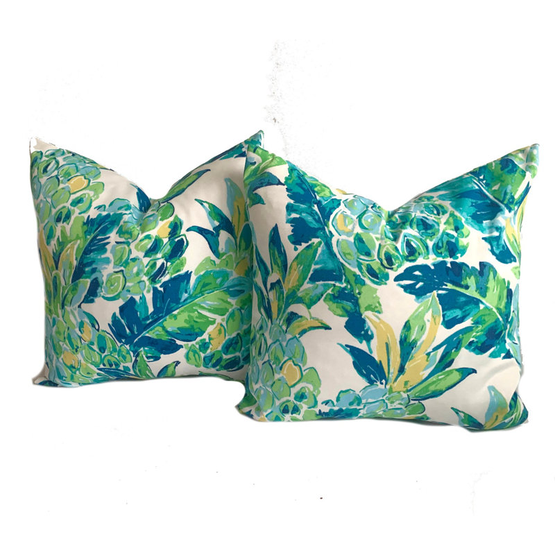 Housse de coussin intérieure / extérieure en polyester , 15,5 po x 15,5 po
