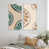 Toile avec cadre blanc