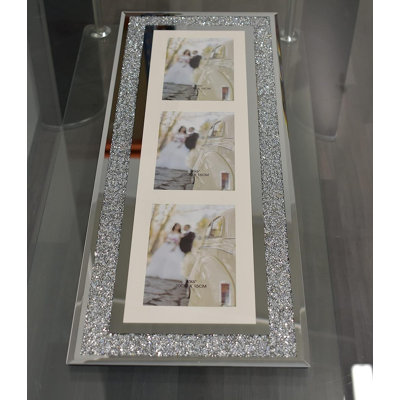 Nesquehoning Silver Glass Picture Frame