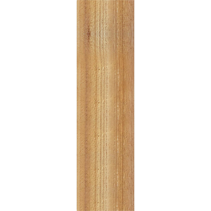 Artisan traditionnel en bois rustique, Cèdre rouge de l'Ouest de 6 po (sciage brut), P 14 po x H 22 po