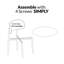 Ensemble de 2 chaises de salle à manger rembourrées Modern-257237426