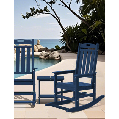 Hdpe Patio Outdoor Rocking Chairs (Set Of 2) by Lark Manor