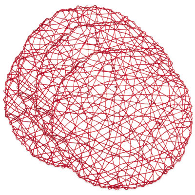 Hilbert Polyester Abstract Round Placemat