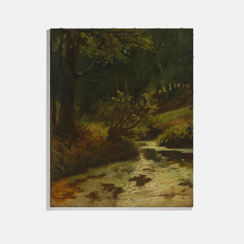 Brook In The Woods Near Oosterbeek Print by Matthijs Maris