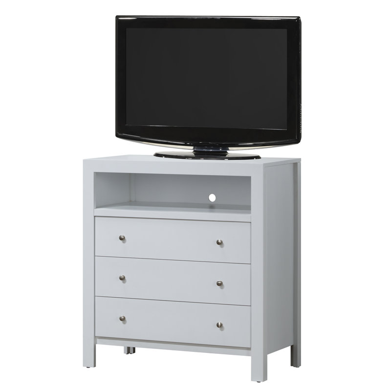 Lisbon 5 Drawer 34" W Standard Chest, White