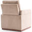 Fauteuil club moderne rembourré, fauteuil en tissu Boucle, fauteuil de salon avec base en bois massif-258456644