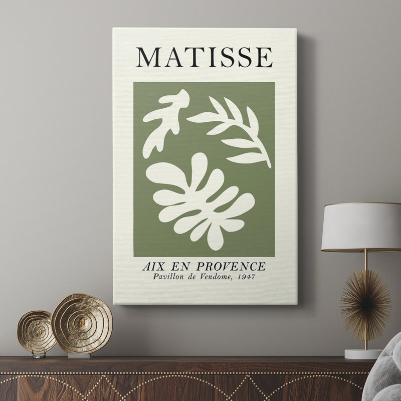 Matisse CCLxxix, reproduction d'art encadrée, H 12 po x l 8 po