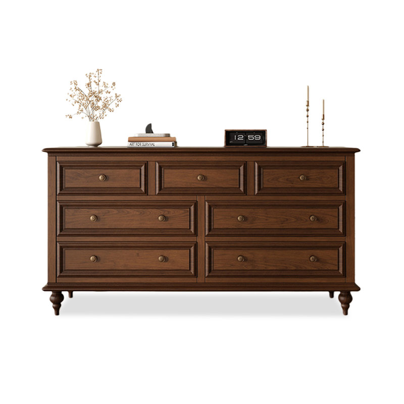 Armoire d'appoint en bois manufacturé et brun noisette