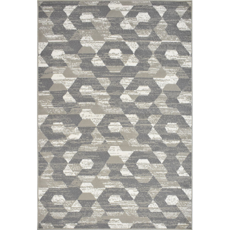 Khem Geometric Indoor Rug, Runner 2'6" x 8'