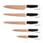 Tower Rosegold 5 Piece Stainless Steel Knife Block Set-25853678