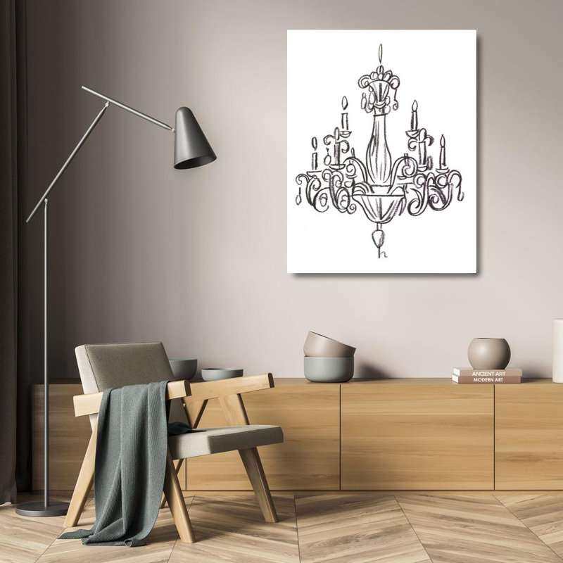 Lustre graphique I, H 24 po x l 19 po