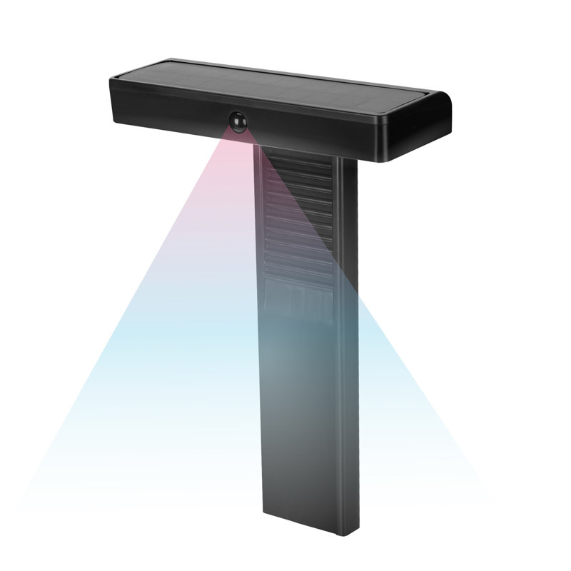 Outdoor T-Shaped Solar Pathlight With Motion Sensor