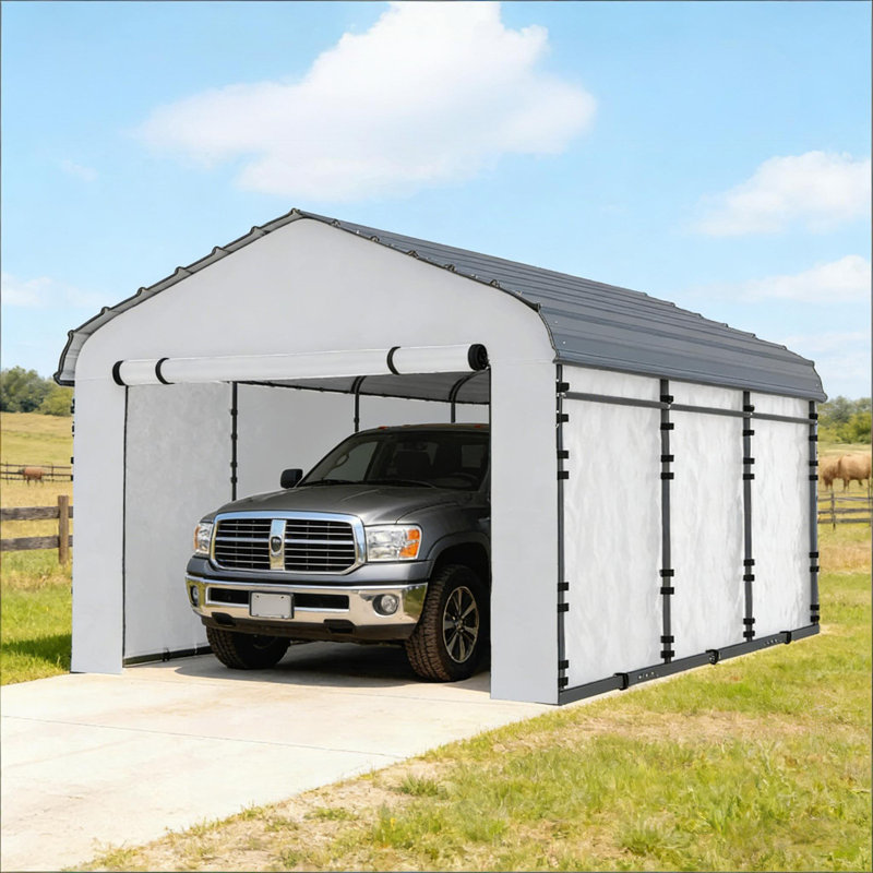 Couvercle mural de remplacement durable et imperméable, panneau de remplacement pour abri d'auto (seulement pour abri d'auto)