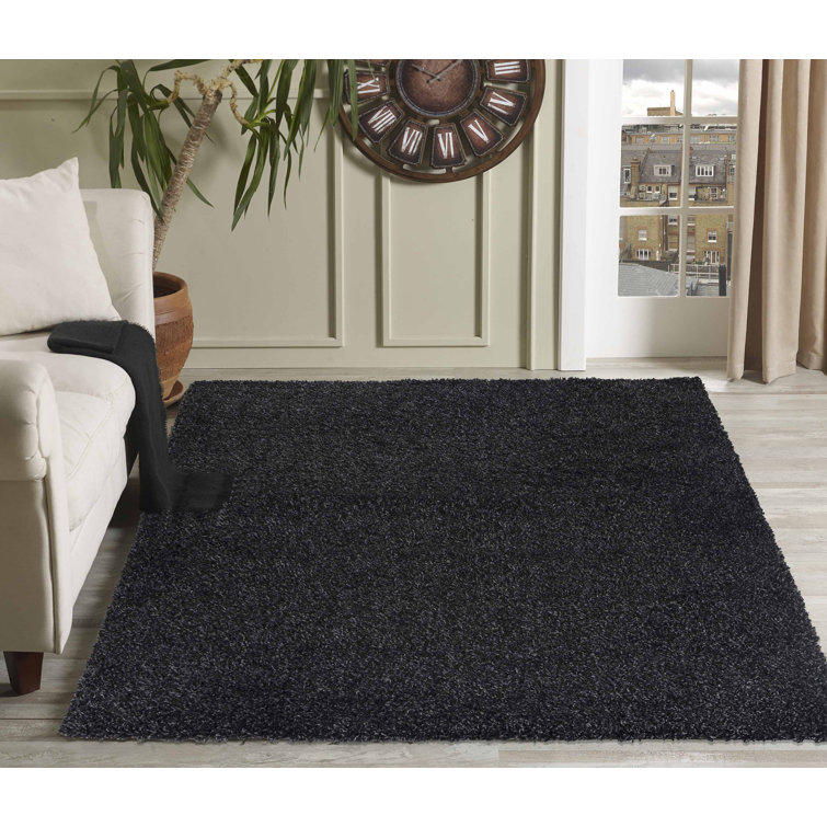 Esterly Solid Colour Shag Area Rug