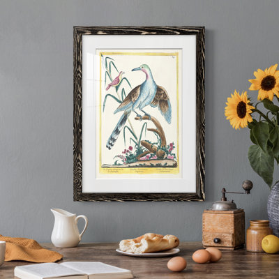 Pastel Birds V Premium encadré mat - prêt à être accroché