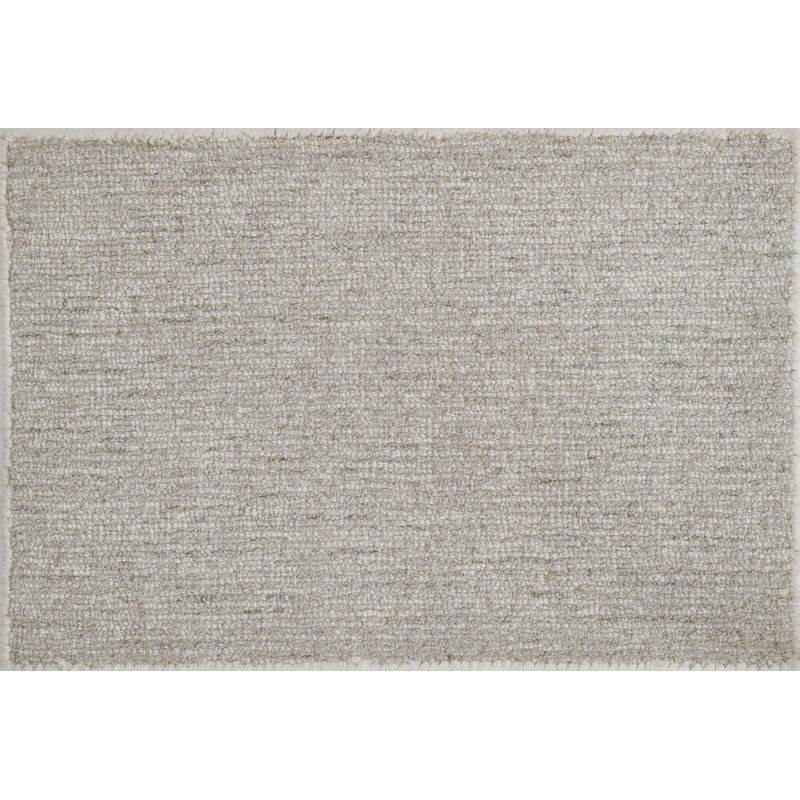 Tapis Milton en laine à motifs abstraits, tufté à la main, couleur fumée, 2,13 m x 2,74 m, Fumée, 7' x 9'