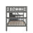 Full-Over-Full Bunk Bed With Guard Rail And Storage-1095840302