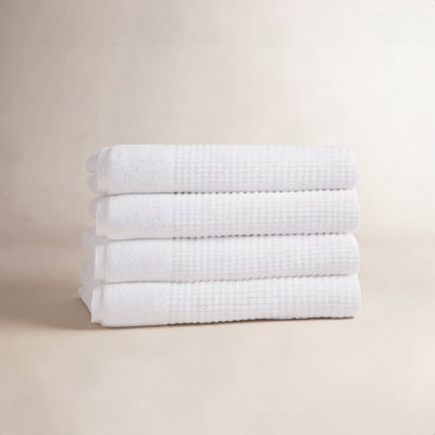 Earline 4-Piece Turkish Cotton Bath Towel Set