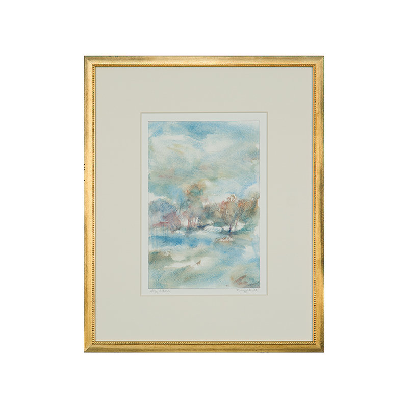 Aînés gris - peinture encadrée