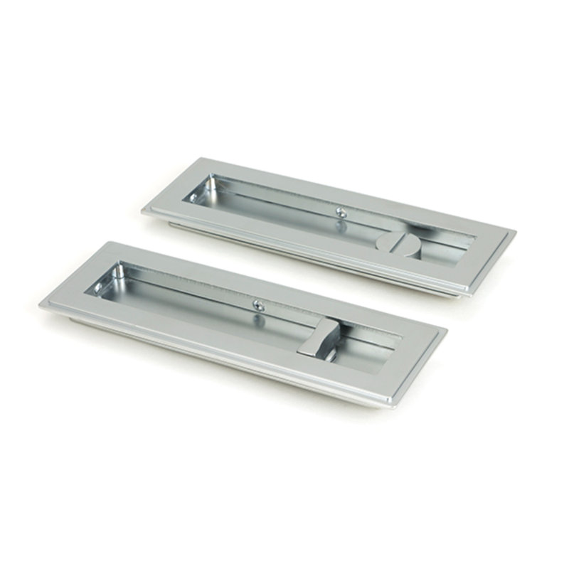 Door Accessory, 17.5cm H x 6cm W x 1.3cm D, Satin Chrome