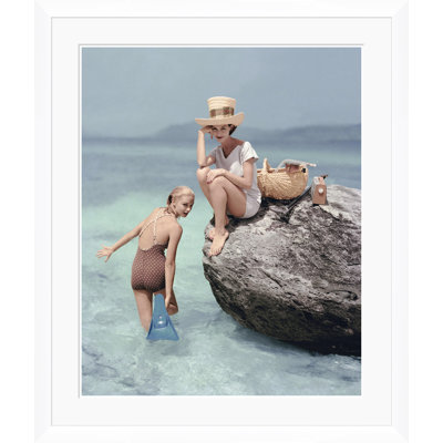 " Vogue Magazine, "Models At A Beach," Richard Rutledge, January 1, 1957 " by Richard Rutledge