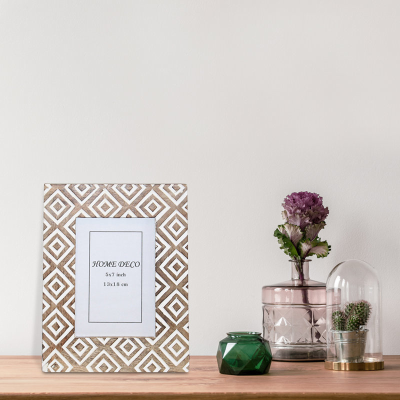 Brown Solid Wood Matte Picture Frame