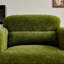 Canapé 34 po en tissu de velours, canapé simple moderne avec coussin de soutien