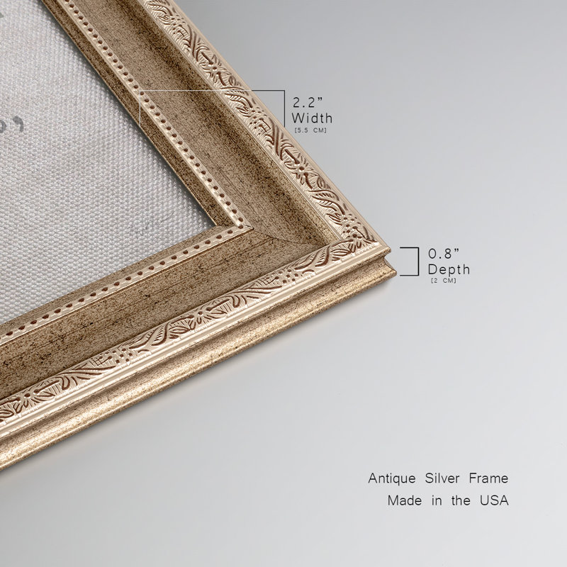 Art textuel sur toile avec cadre unique, H 29 po x l 53 po x P 0,8 po