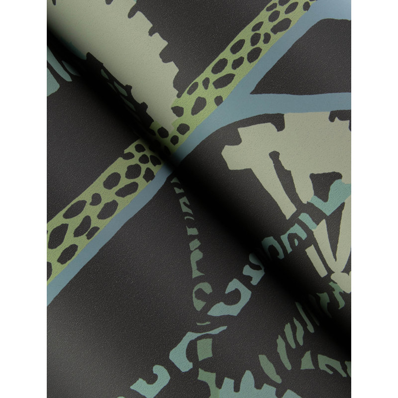 Papier peint forêt Unigo Indigo, Gris