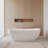 Rebecca 70'' x 32'' Soaking Acrylic Bathtub-26083758