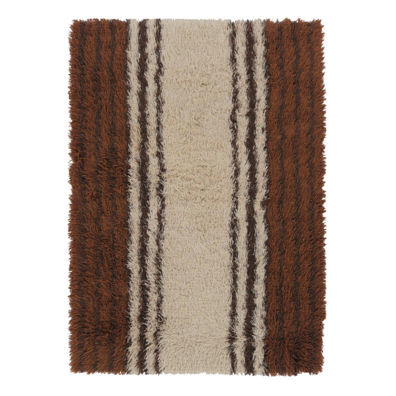 Scandinavian One-of-a-Kind 5'5x7'4 Hand Knotted Area Rug