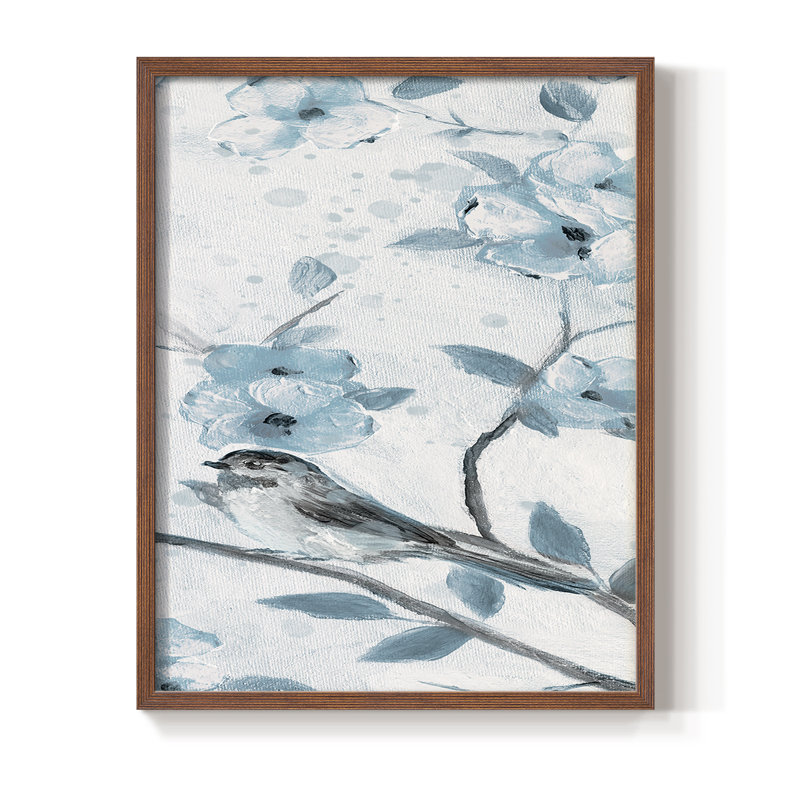 Spring Sprung II, reproduction encadrée - bois massif, Noyer, H 15 po x l 12 po