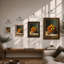 Bowl Of Apples Rustic - Print-1855576660-1855576656