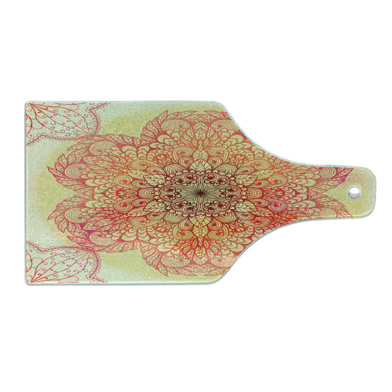 Planche à découper en verre trempé Ambesonne Mandala