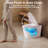 Bazyths Smart Toilet With Bidet Built In, Auto Open Close Lid, Internal Tank, Heated Seat, Foot Sensor, Rear & Feminine Wash, Warm Water, Air Dryer, Self Cleaning, One-Piece Elongated Design, 12 in. Rough In