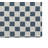 Checkered Absorbent Non-Skid Rectangular Toilet Mat