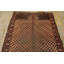 Tribal Geometric Antique Small Scatter Size Wool Ersari Beshir Muslim Prayer Rug