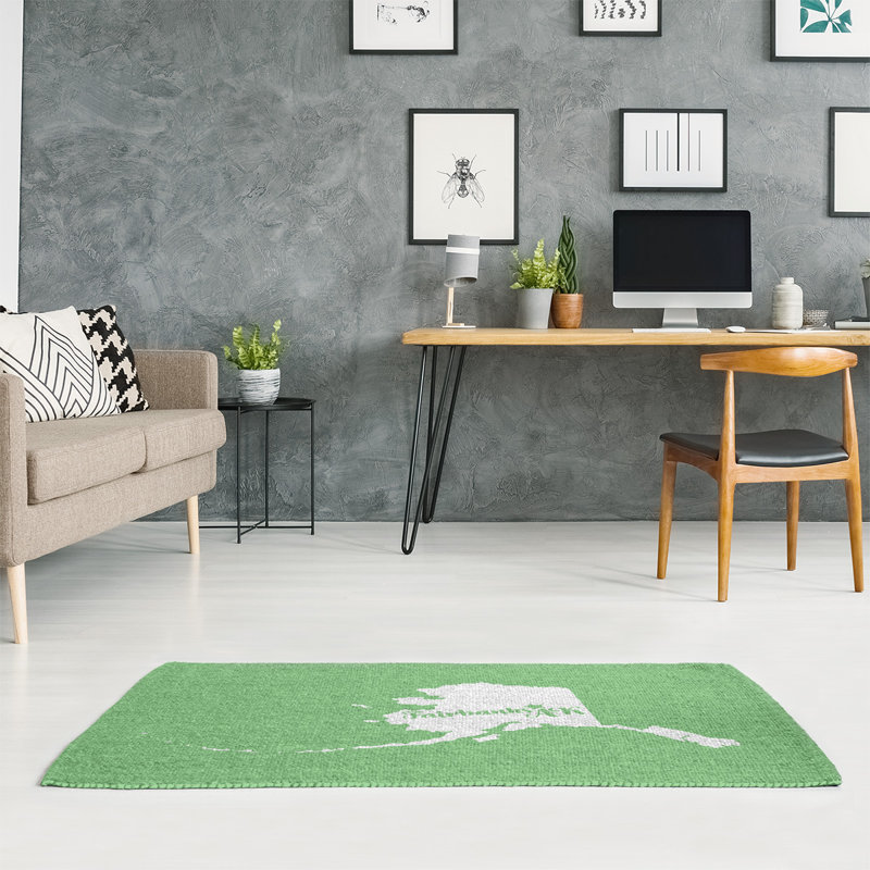 Chenille Indoor Rug, Rectangle 5' x 7'