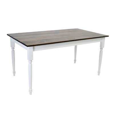 Auberta Pine Solid Wood Dining Table