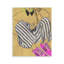 Plaque murale cramoisie Fashionista, par Melissa Wang