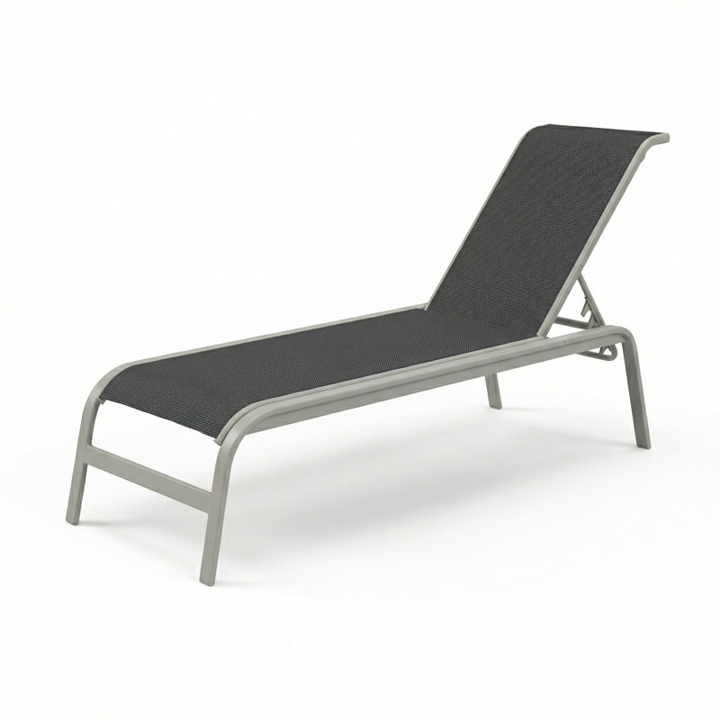 Chaise, Ninja Sling/Matte Gray