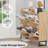 10 Pair Flip Down Shoe Storage