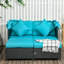 Outdoor Metal Chaise Lounge , Cushion Included-1757205835