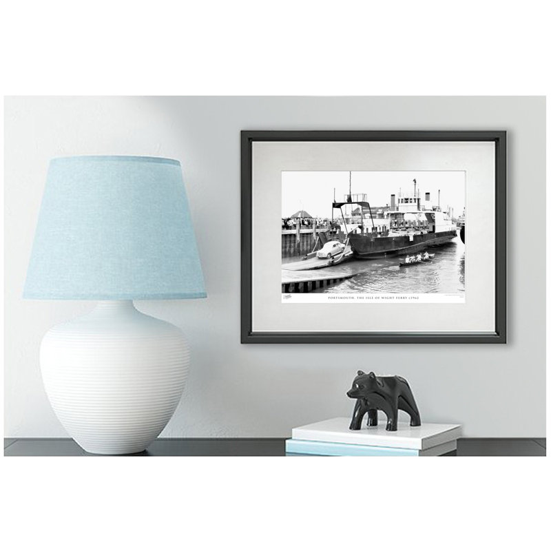 Portsmouth, The Isle Of Wight Ferry C1962 by Francis Frith - Single Picture Frame Print, 28cm H x 36cm W x 2.3cm D