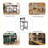 Modern Set of 2  Bar Stools with footrest for Kitchen Island-616857422