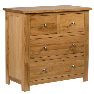 Ellis Solid Wood 83cm W 4 - Drawer Chest of Drawers