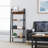 Maurus 5-Shelf Metal Freestanding Ladder Bookcase-1710091575-1616599478