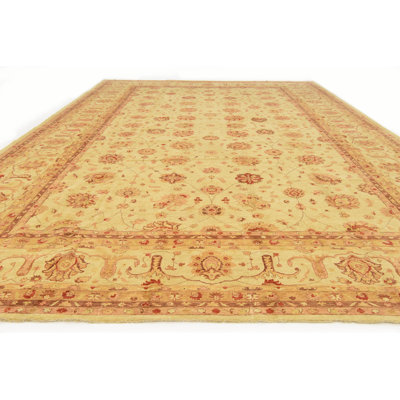 Huntingdon One-of-a-Kind 15'1" X 23'8" New Age Wool Area Rug in Cream